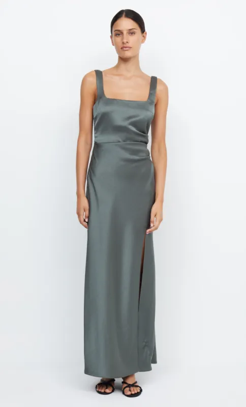 THE DREAMER SQUARE NECK DRESS - DARK WILLOW sold by bec + bridge