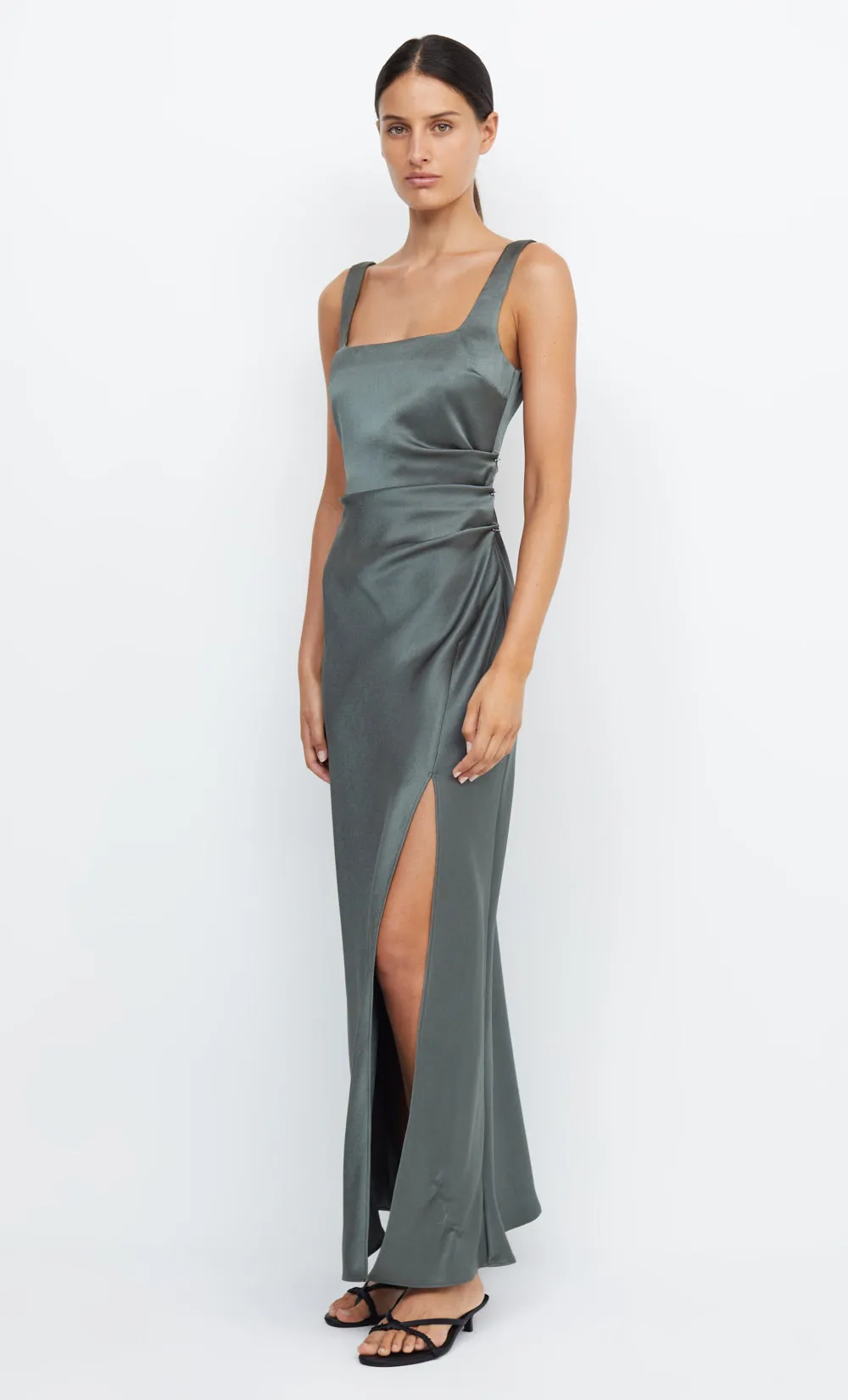 THE DREAMER SQUARE NECK DRESS - DARK WILLOW sold by bec + bridge product image thumbnail 3