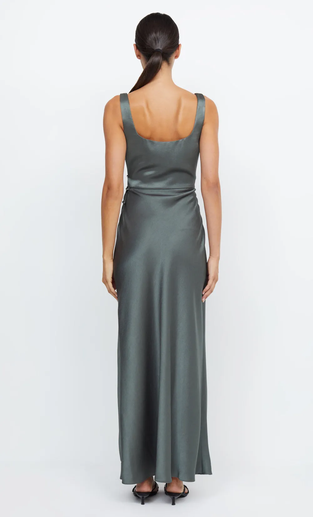 THE DREAMER SQUARE NECK DRESS - DARK WILLOW sold by bec + bridge product image thumbnail 2