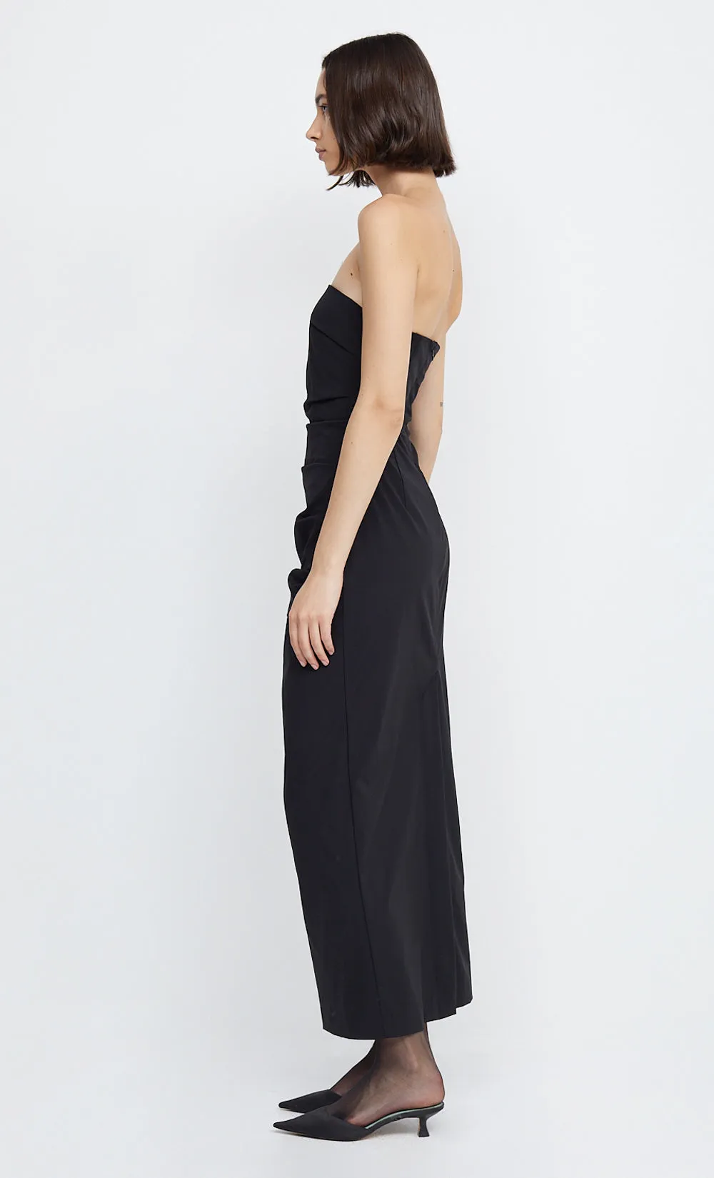 ZELIE STRAPLESS MAXI DRESS - BLACK sold by bec + bridge product image thumbnail 4