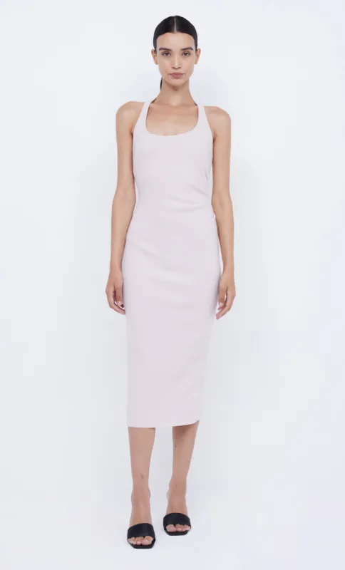 CYNDIE HALTER MIDI DRESS - VANILLA BEAN sold by bec + bridge