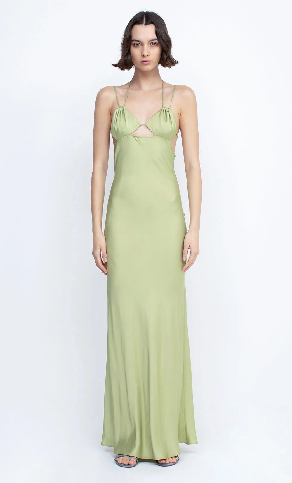KAI STRAPPY MAXI DRESS - PEAR SORBET sold by bec + bridge