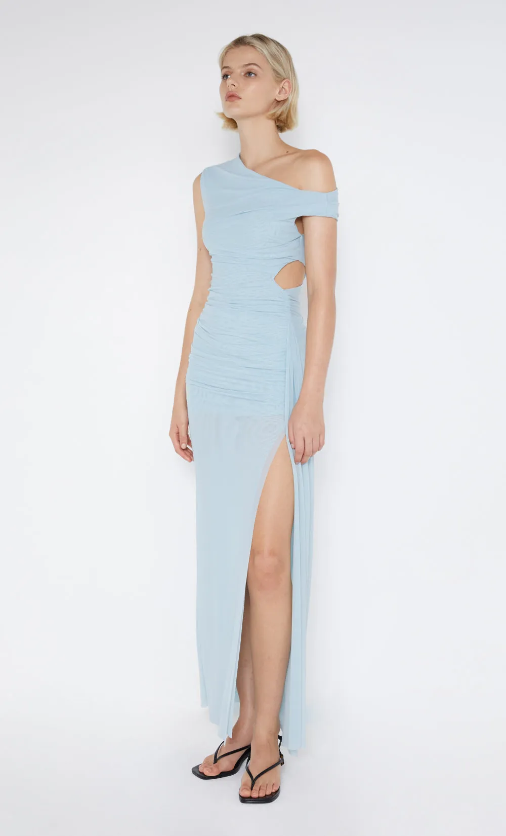 VICTORIA ASYM DRESS - SKY BLUE sold by bec + bridge product image thumbnail 4