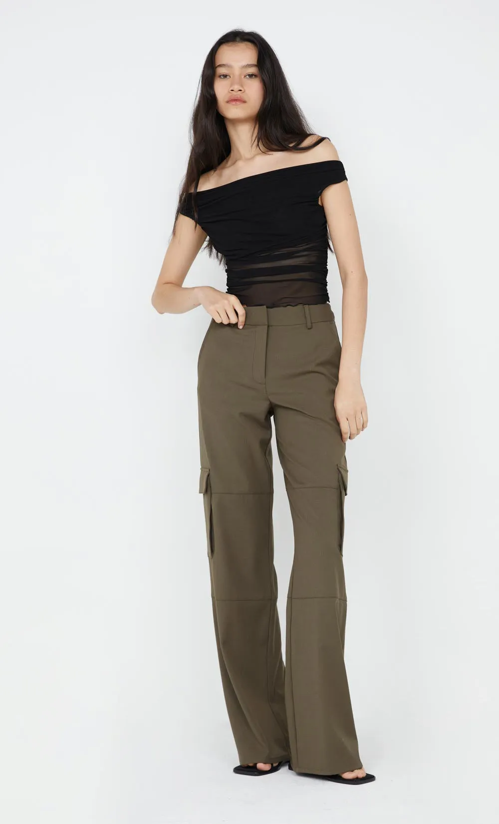 PIA OFF SHOULDER TOP - BLACK sold by bec + bridge product image thumbnail 2
