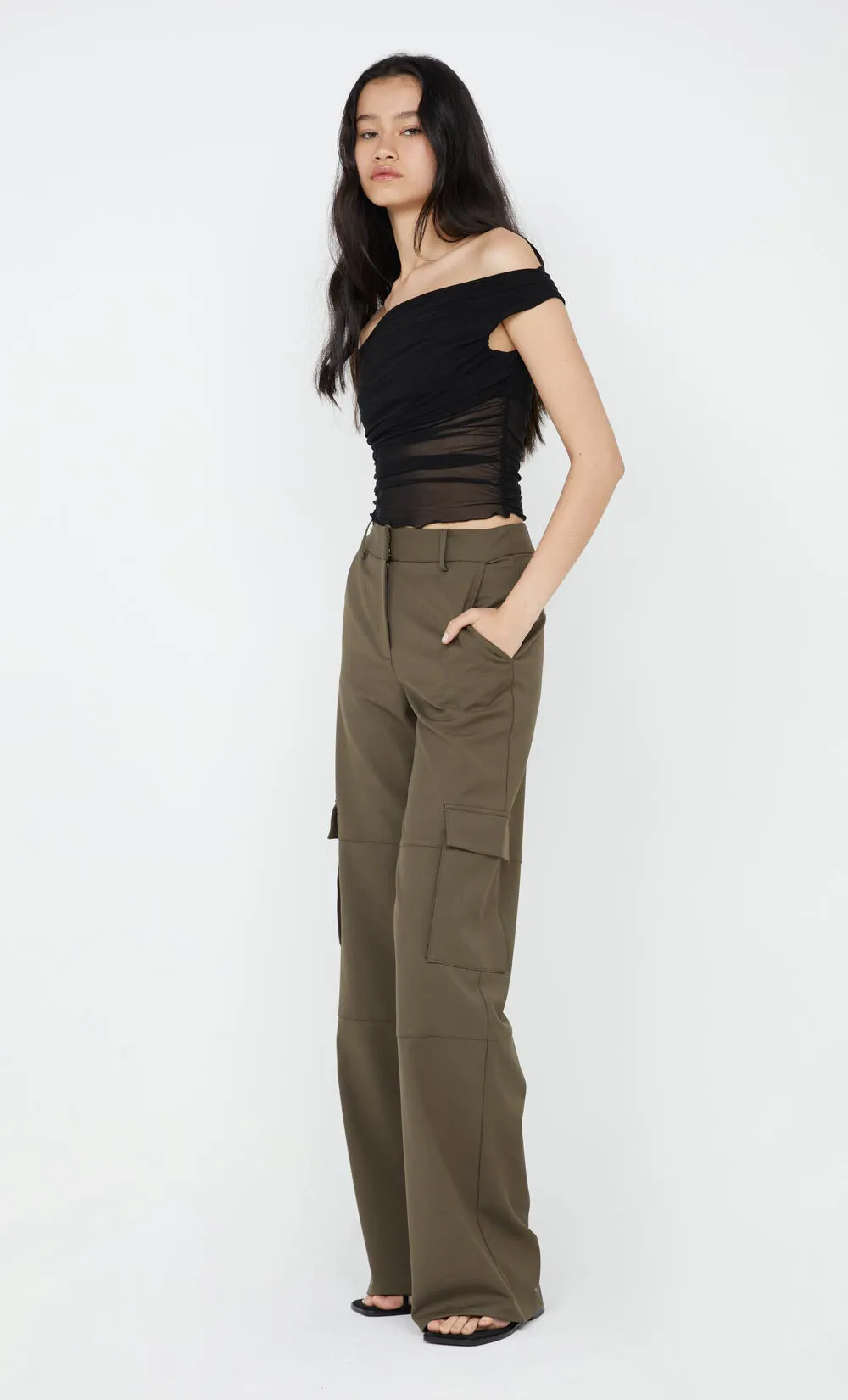 PIA OFF SHOULDER TOP - BLACK sold by bec + bridge product image thumbnail 5