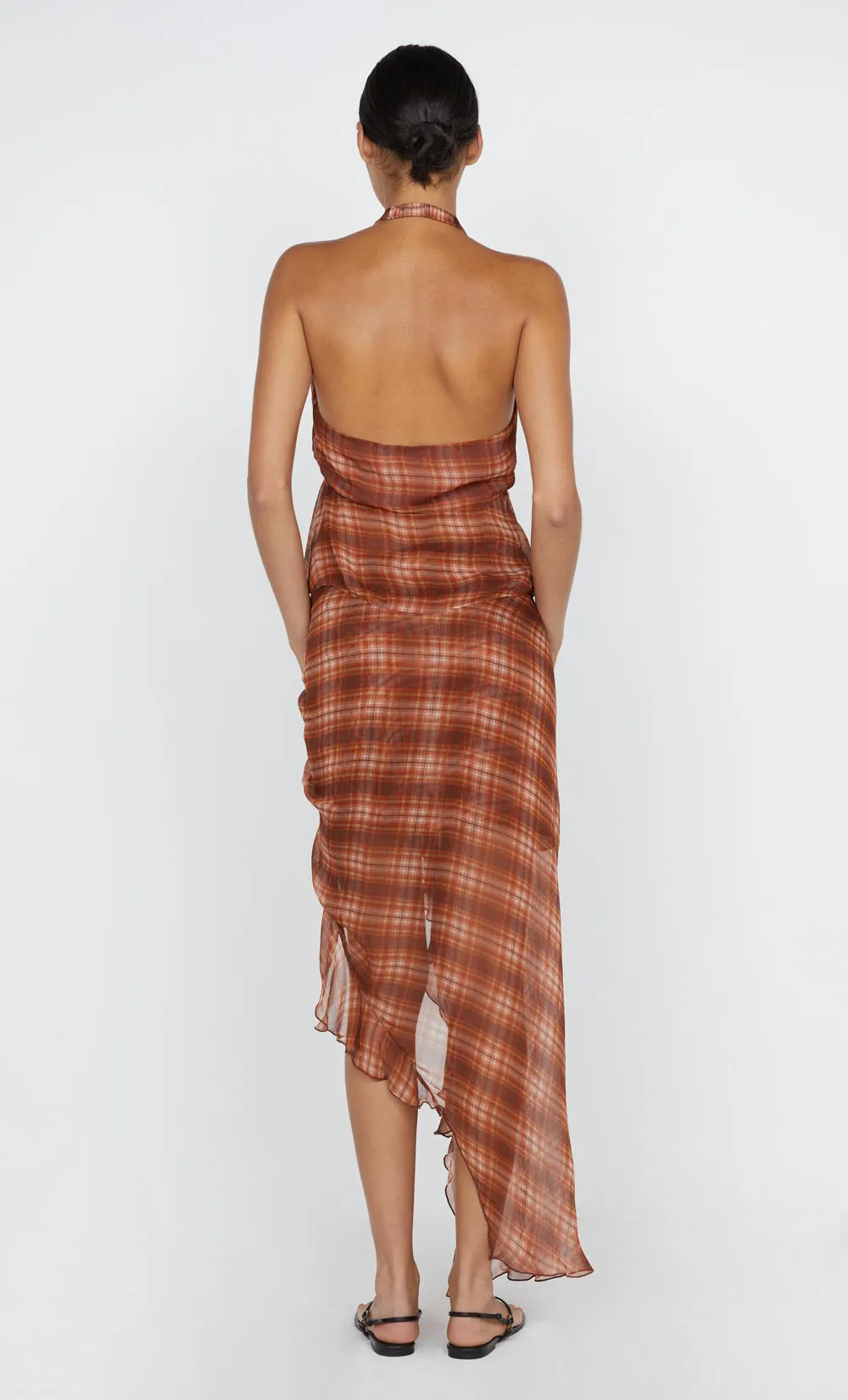 DEVI HALTER TOP - DESERT CHECK sold by bec + bridge product image thumbnail 2
