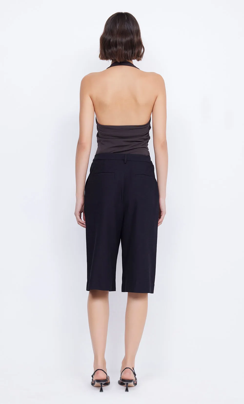 BLANCHE HALTER TOP - ESPRESSO sold by bec + bridge product image thumbnail 3