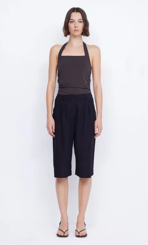 BLANCHE HALTER TOP - ESPRESSO sold by bec + bridge