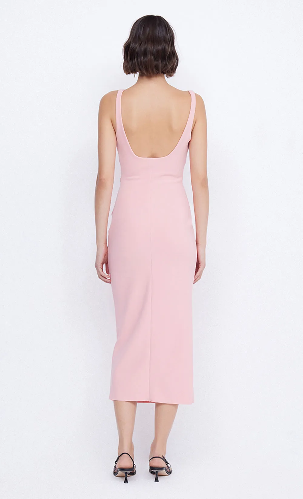 KARINA TUCK MIDI DRESS - GUAVA sold by bec + bridge product image thumbnail 3