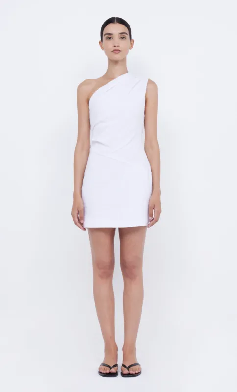 LARA ASYM MINI DRESS - IVORY sold by bec + bridge