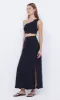TALLULAH MAXI SKIRT - BLACK/BLACK sold by bec + bridge