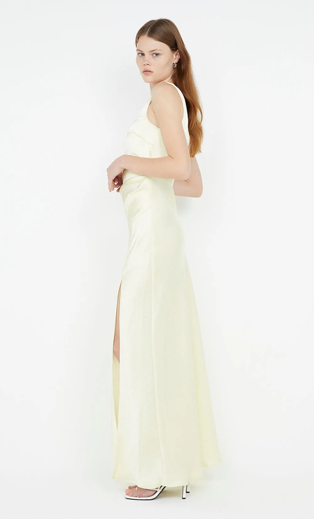 THE DREAMER SQUARE NECK DRESS - ICE YELLOW sold by bec + bridge product image thumbnail 5