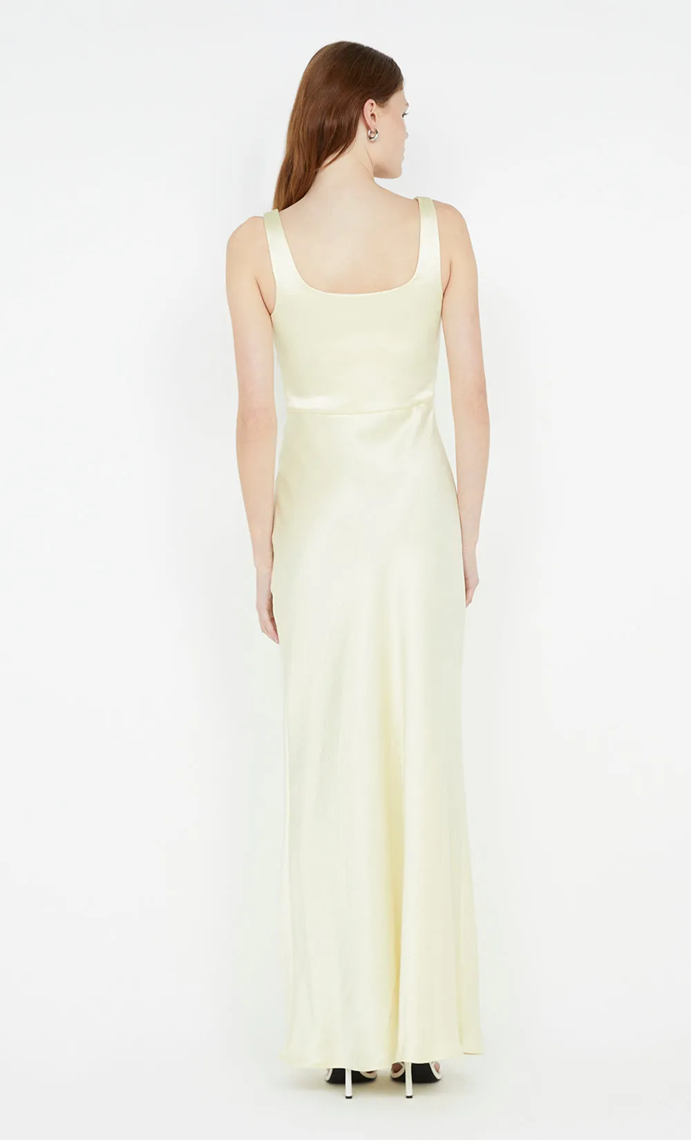 THE DREAMER SQUARE NECK DRESS - ICE YELLOW sold by bec + bridge product image thumbnail 3