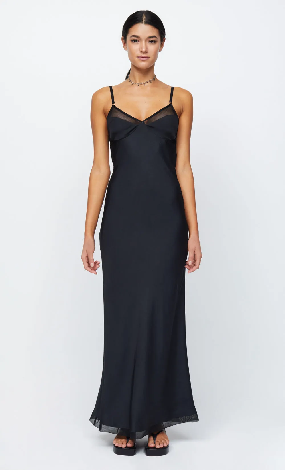 JOELLE MAXI DRESS - BLACK/BLACK sold by bec + bridge