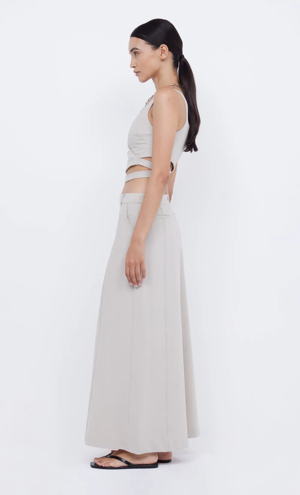 HALLIE MAXI SKIRT - CEMENT sold by bec + bridge product image thumbnail 4
