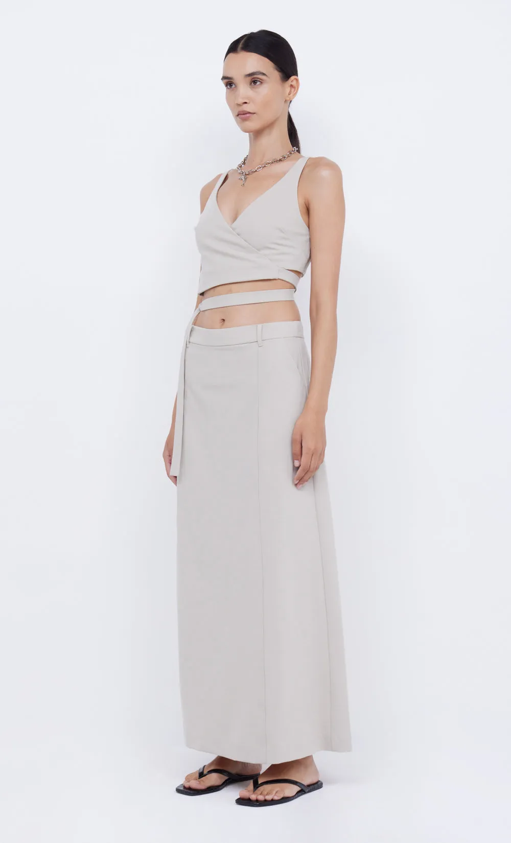 HALLIE MAXI SKIRT - CEMENT sold by bec + bridge product image thumbnail 3