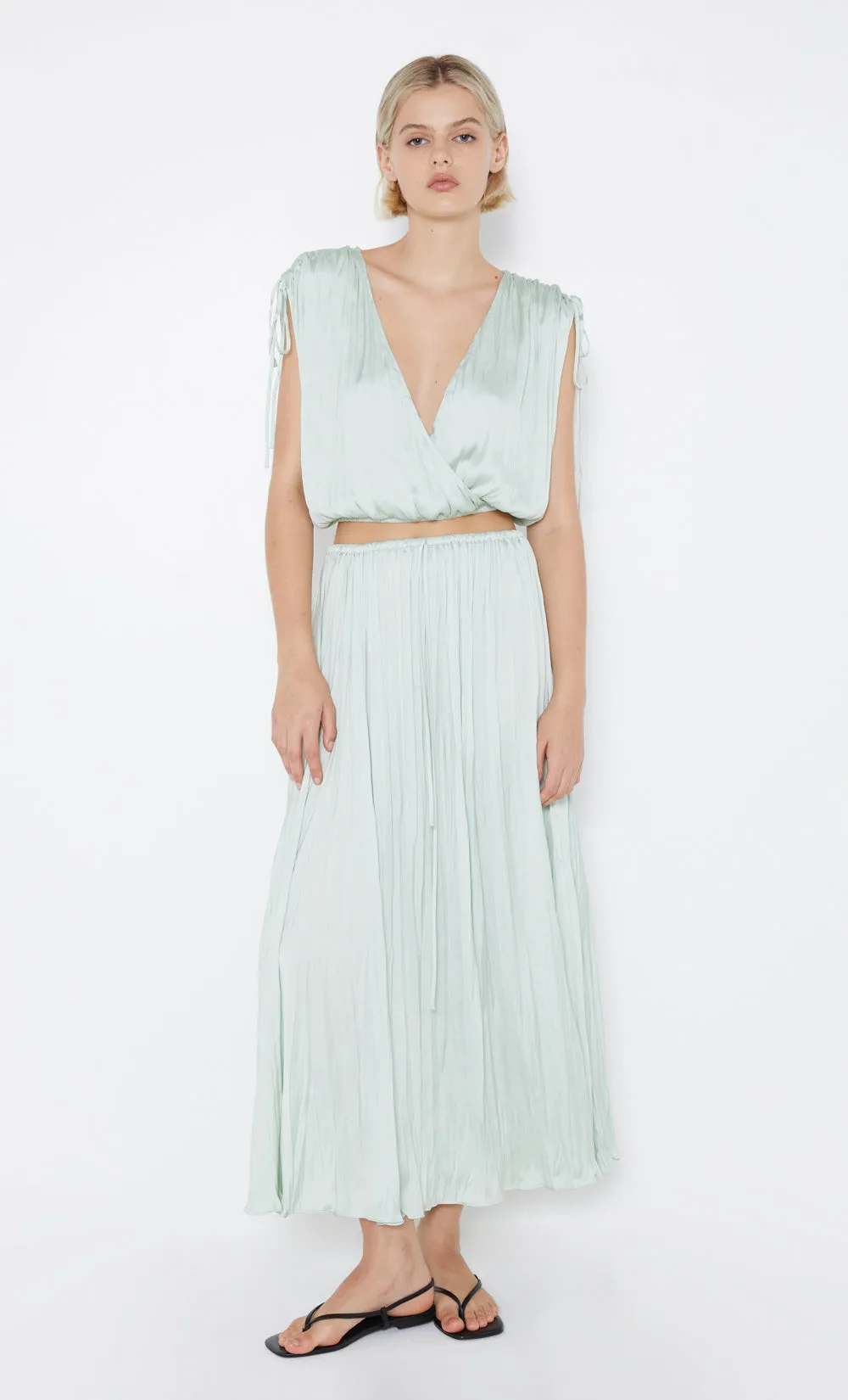 LOUANN WRAP TOP - MINT sold by bec + bridge