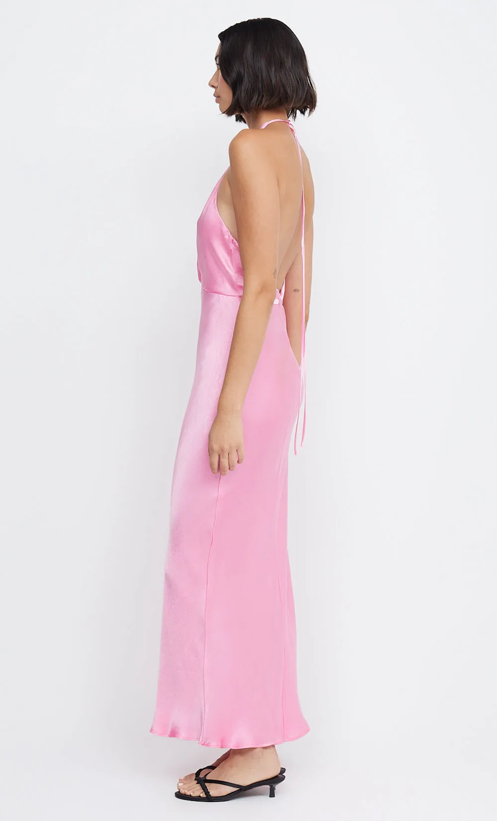 INDI HALTER MAXI DRESS - CANDY PINK sold by bec + bridge product image thumbnail 4