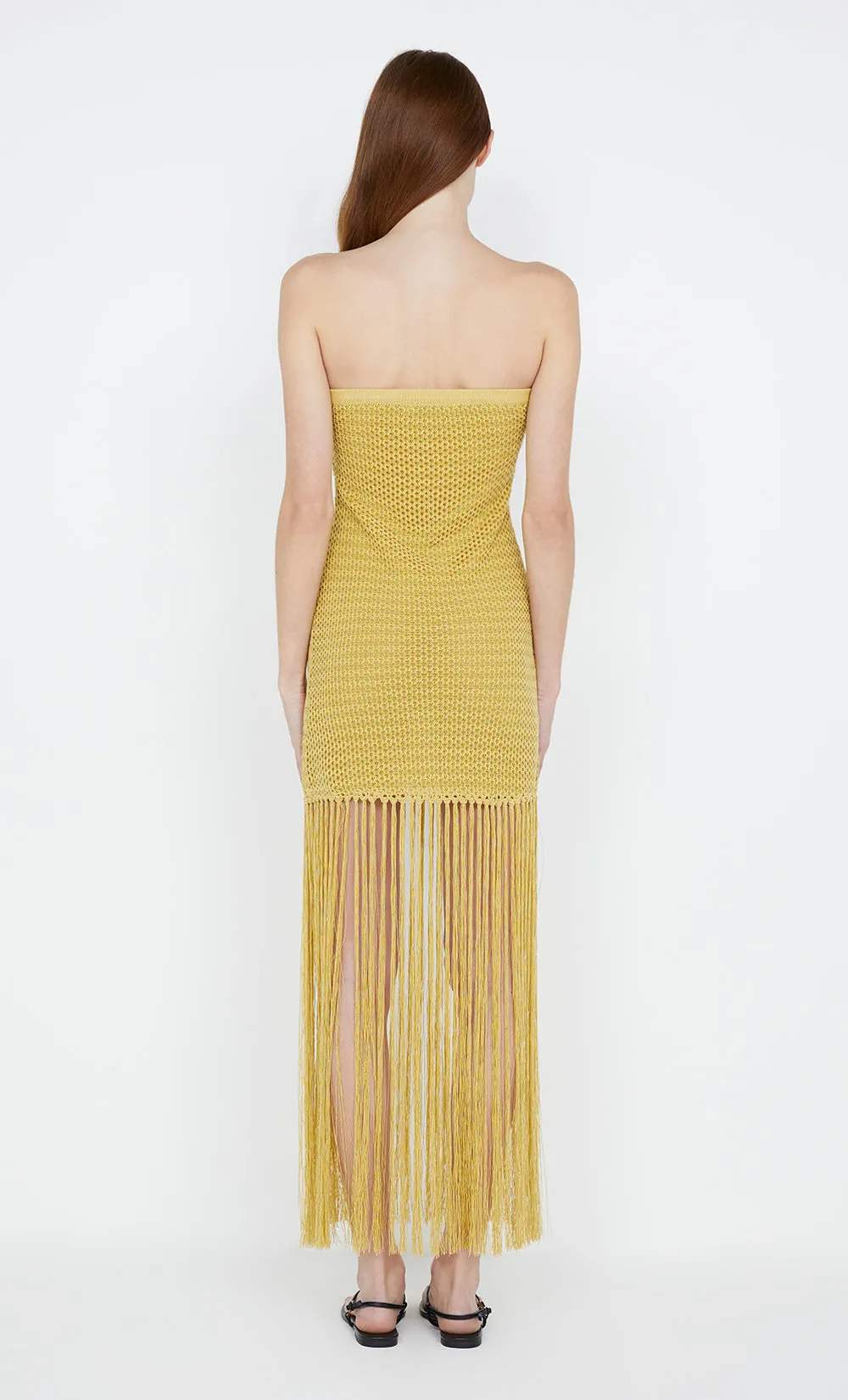 CALISTA STRAPLESS DRESS - CITRUS sold by bec + bridge product image thumbnail 2