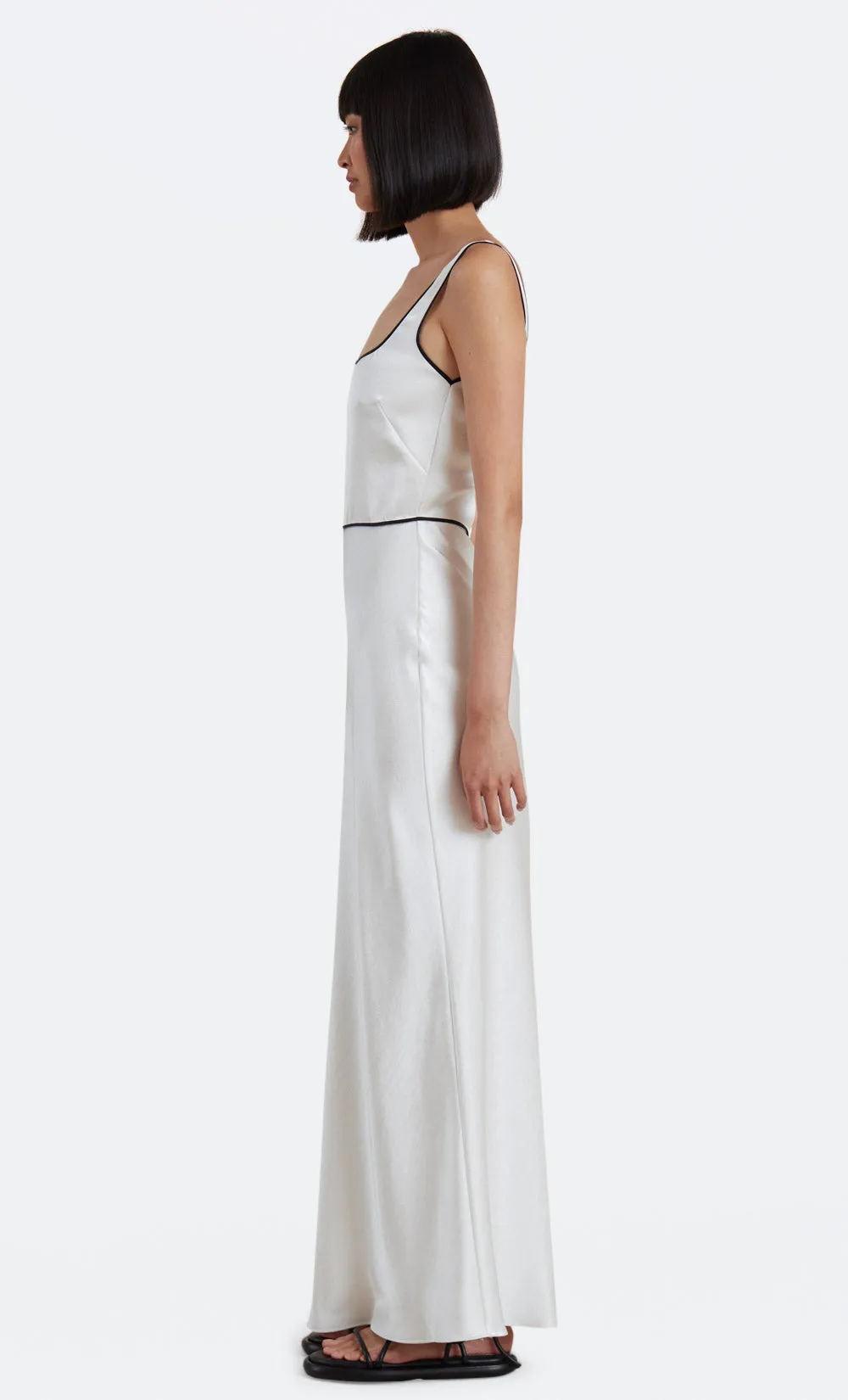 KIMBERLY MAXI DRESS - IVORY sold by bec + bridge product image thumbnail 4