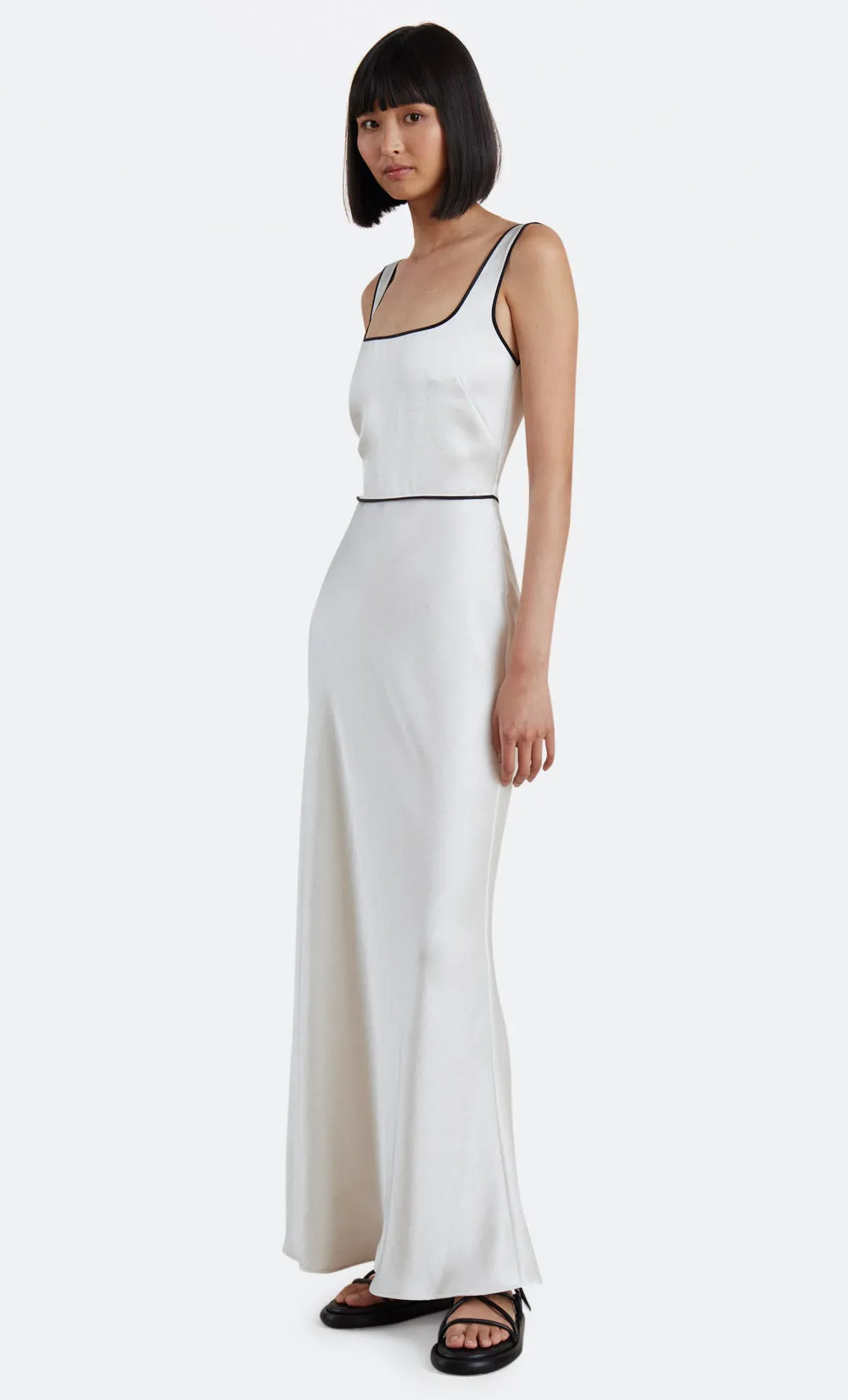 KIMBERLY MAXI DRESS - IVORY sold by bec + bridge product image thumbnail 3