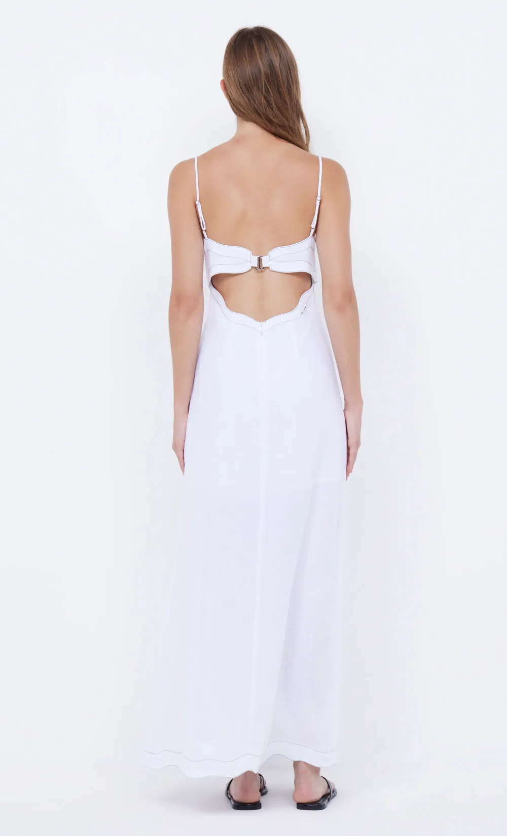 TALLULAH MAXI DRESS - WHITE sold by bec + bridge product image thumbnail 2