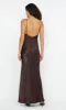 MOON DANCE V MAXI DRESS - DARK CHOCOLATE sold by bec + bridge