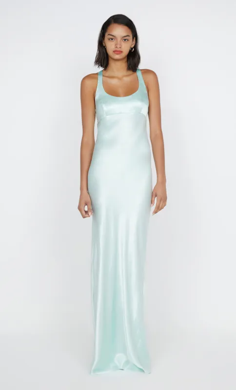 MAXINA CROSSOVER DRESS - MINT sold by bec + bridge