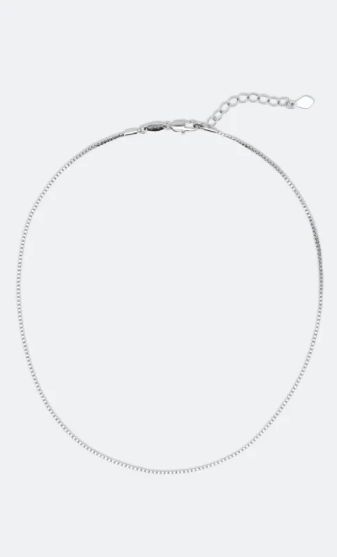 ILLIANA NECKLACE - SILVER made by bec + bridge
