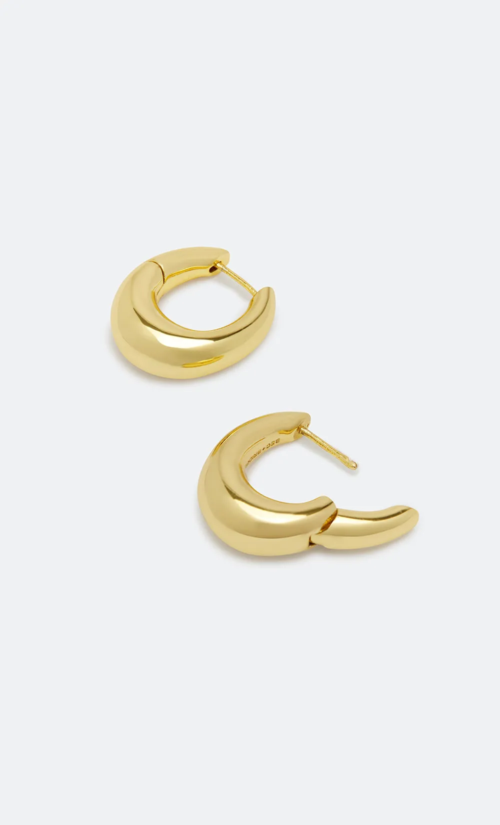 ELOISE MEDIUM HUGGIES - GOLD sold by bec + bridge product image thumbnail 2