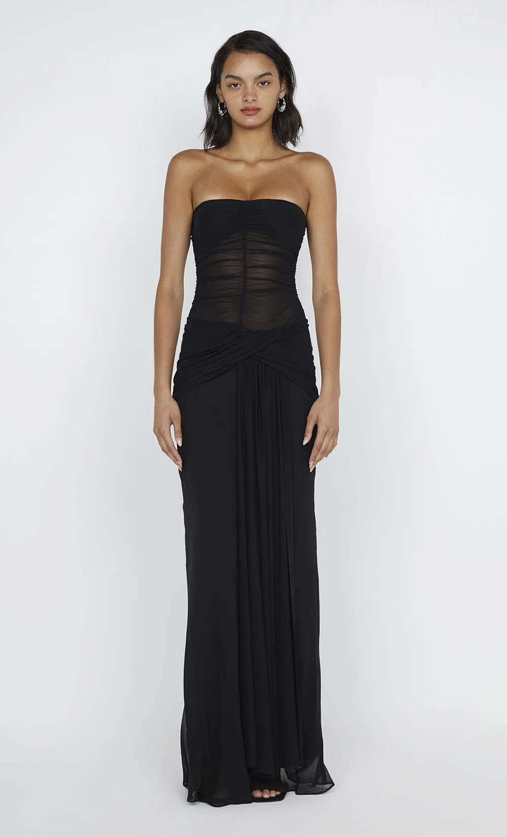 NOEMI STRAPLESS DRESS - BLACK sold by bec + bridge product image thumbnail 4