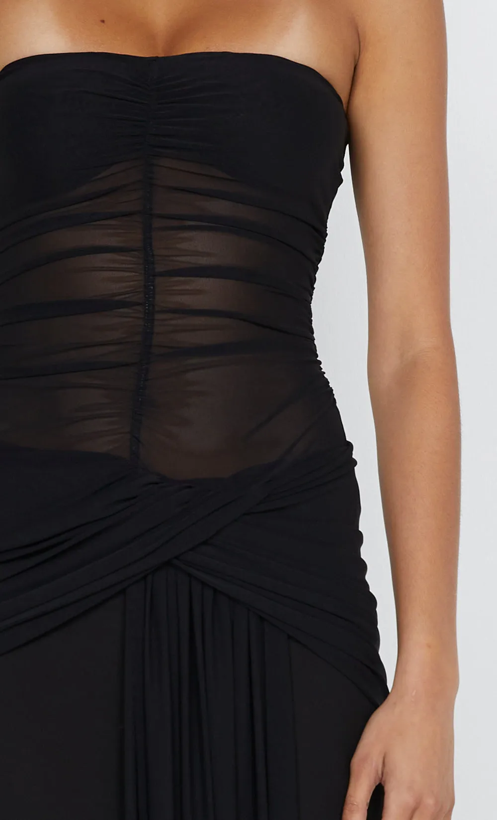 NOEMI STRAPLESS DRESS - BLACK sold by bec + bridge product image thumbnail 5