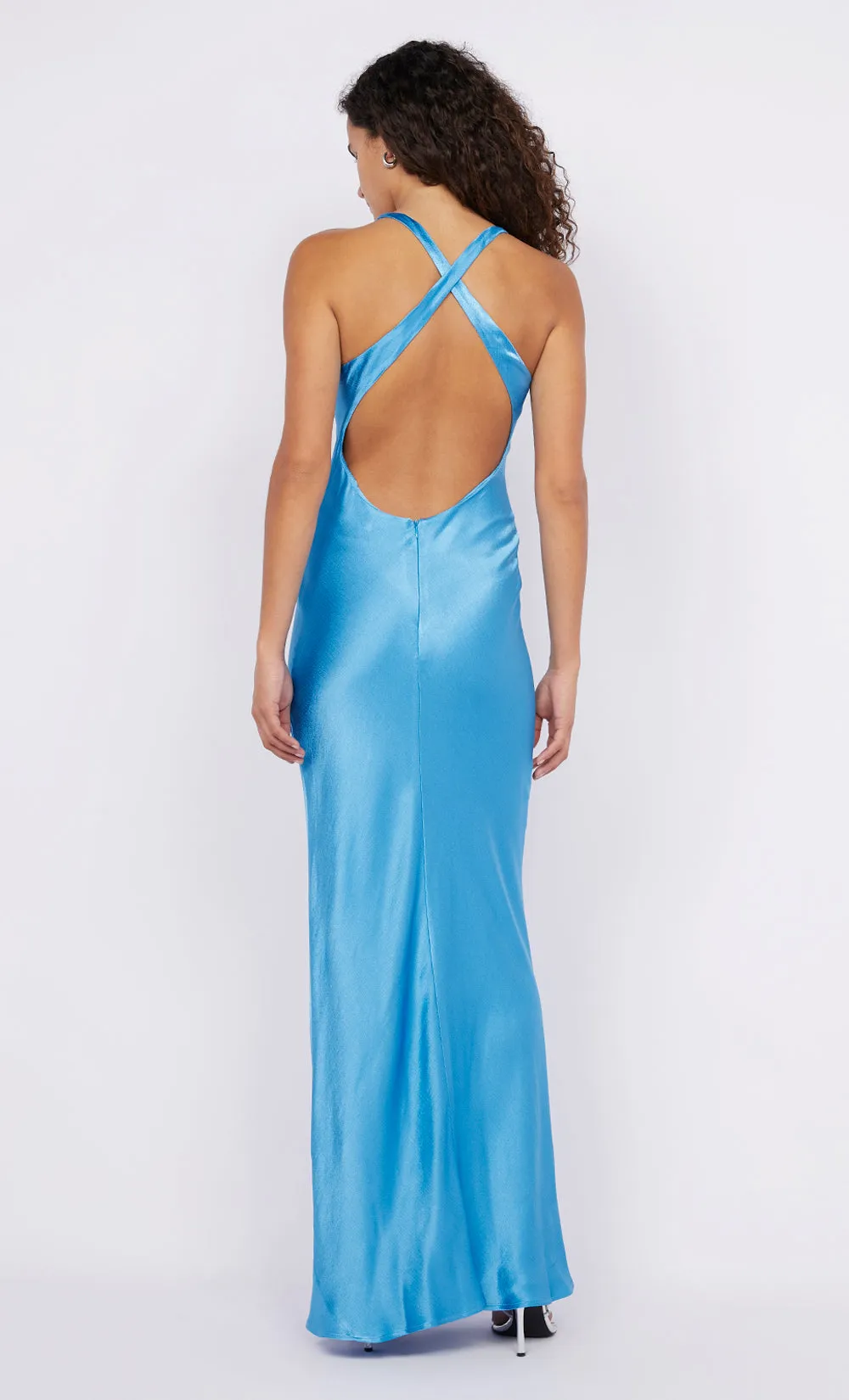 MAXINA CROSSOVER DRESS - SAPPHIRE sold by bec + bridge product image thumbnail 5