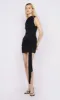 DELANY DRAPE MINI DRESS - BLACK sold by bec + bridge