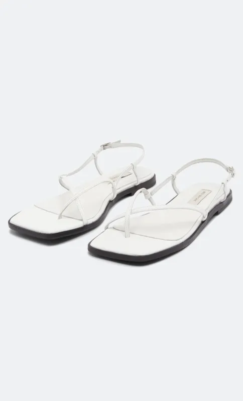 KATE SANDAL - WHITE sold by bec + bridge