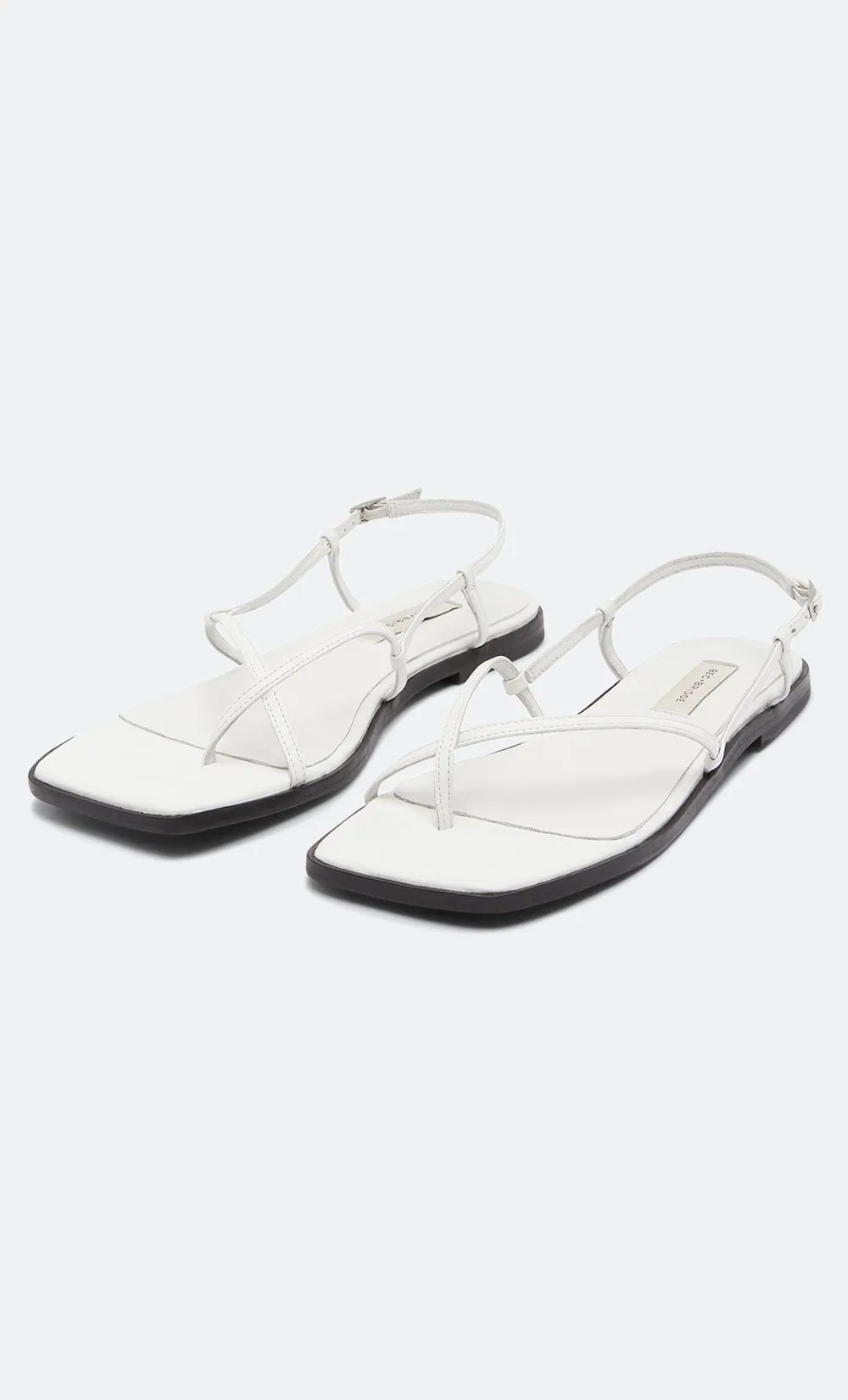 KATE SANDAL - WHITE sold by bec + bridge