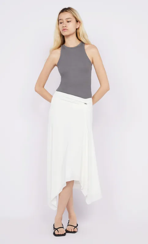 FELIX RACER TANK - CHARCOAL made by bec + bridge