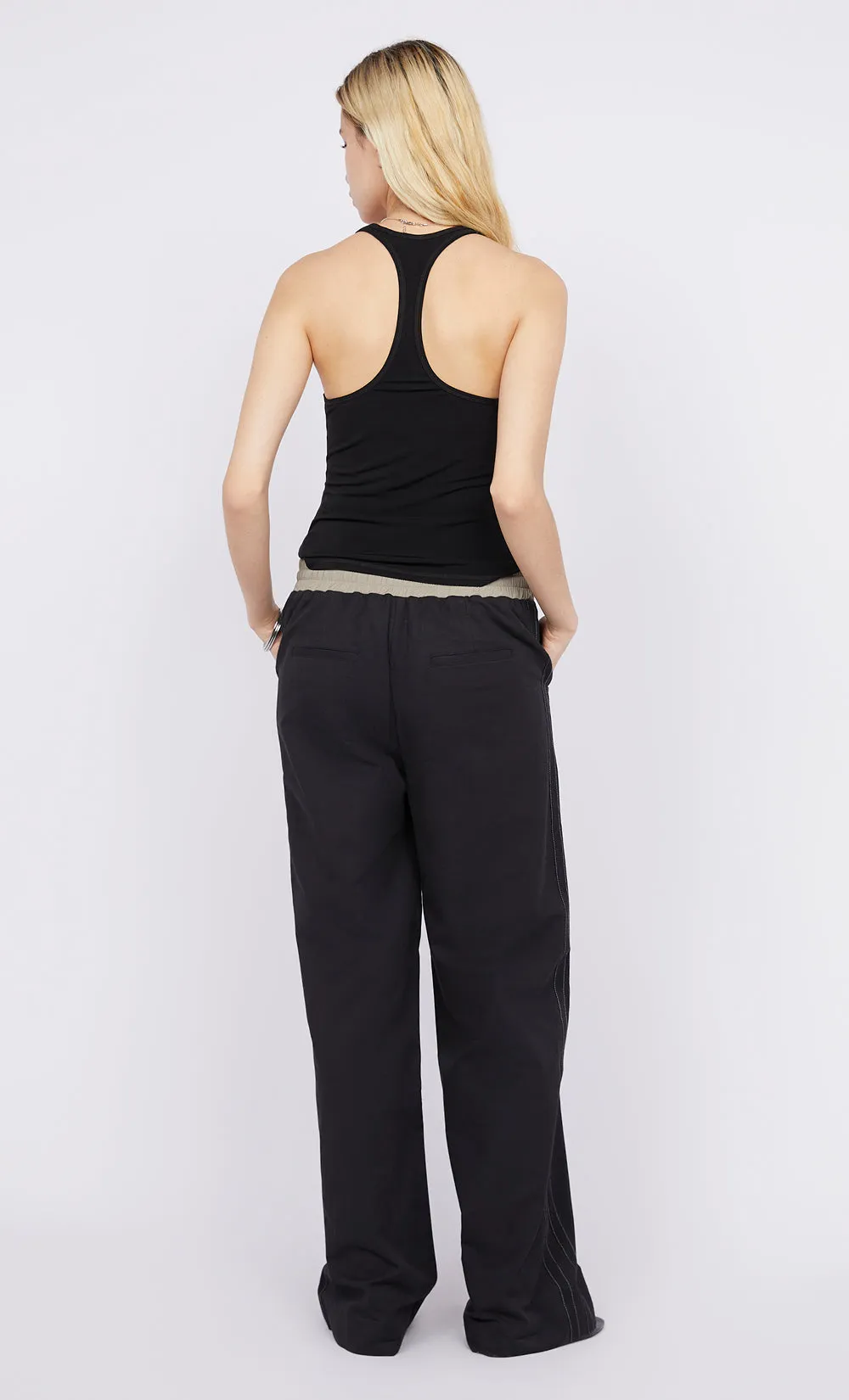 LEO CONTRAST PANT - BLACK/TAUPEE sold by bec + bridge product image thumbnail 4