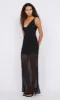 ESTELLA V NECK DRESS - BLACK sold by bec + bridge