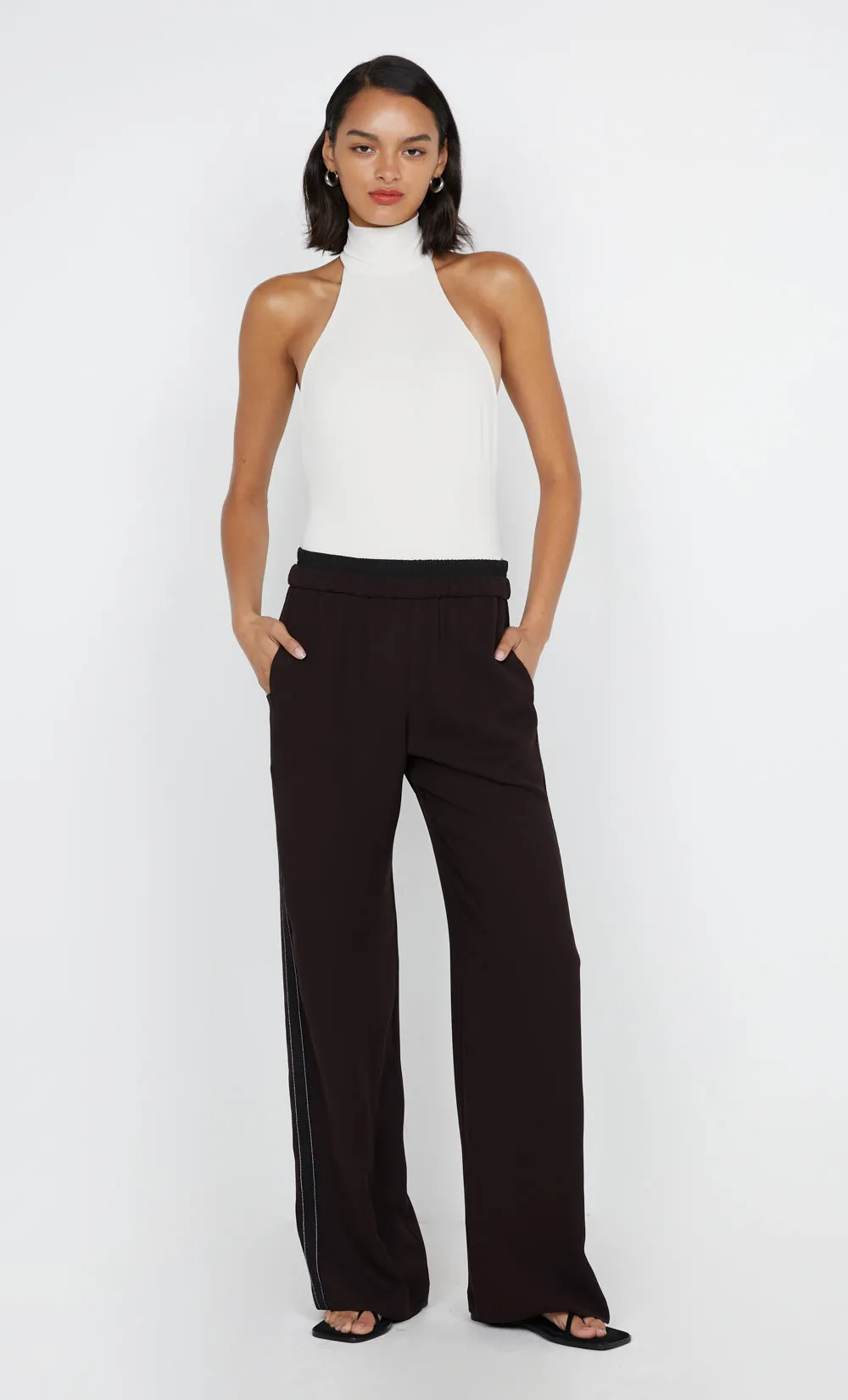 LARSEN RACER BODYSUIT - IVORY sold by bec + bridge