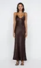 CEDAR CITY MAXI DRESS - DARK CHOC/DARK CHOC sold by bec + bridge