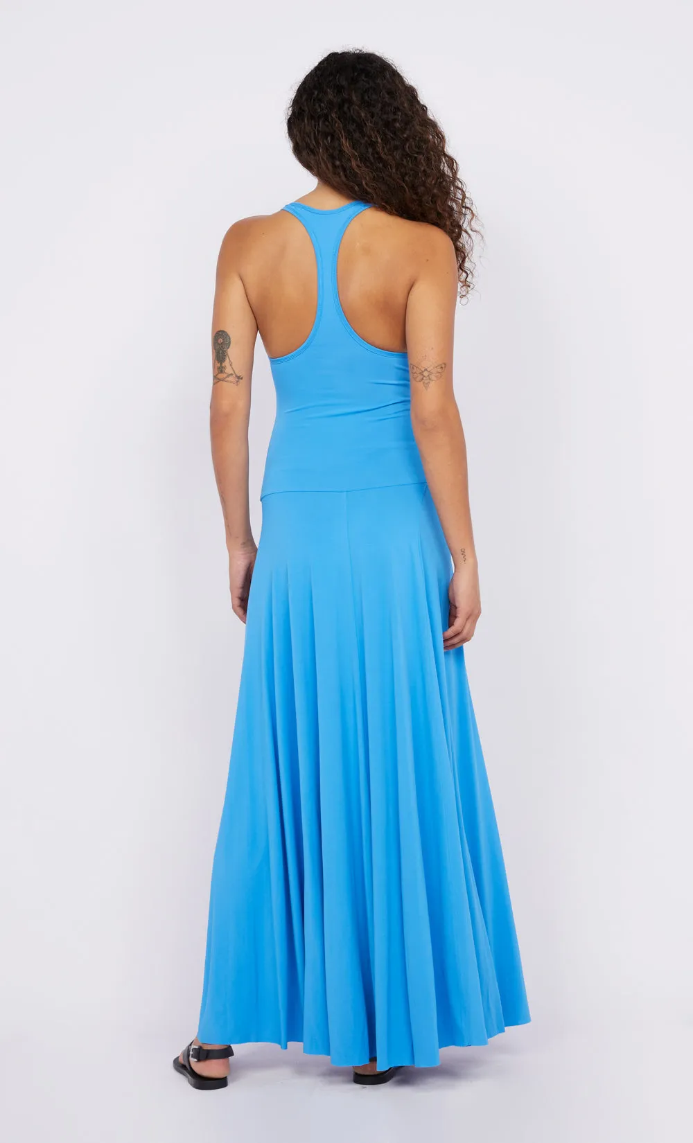 DELANY SINGLET MAXI DRESS - AZURE sold by bec + bridge product image thumbnail 2