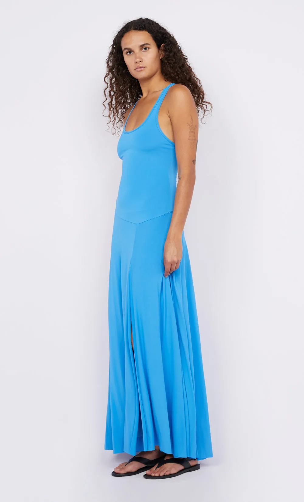 DELANY SINGLET MAXI DRESS - AZURE sold by bec + bridge product image thumbnail 3