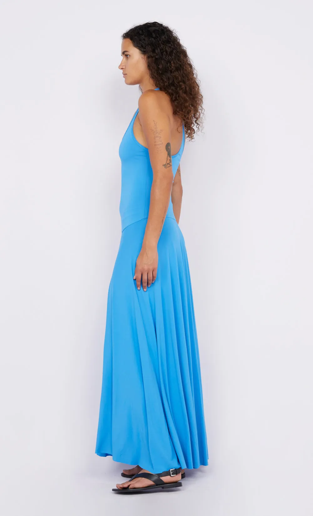 DELANY SINGLET MAXI DRESS - AZURE sold by bec + bridge product image thumbnail 4