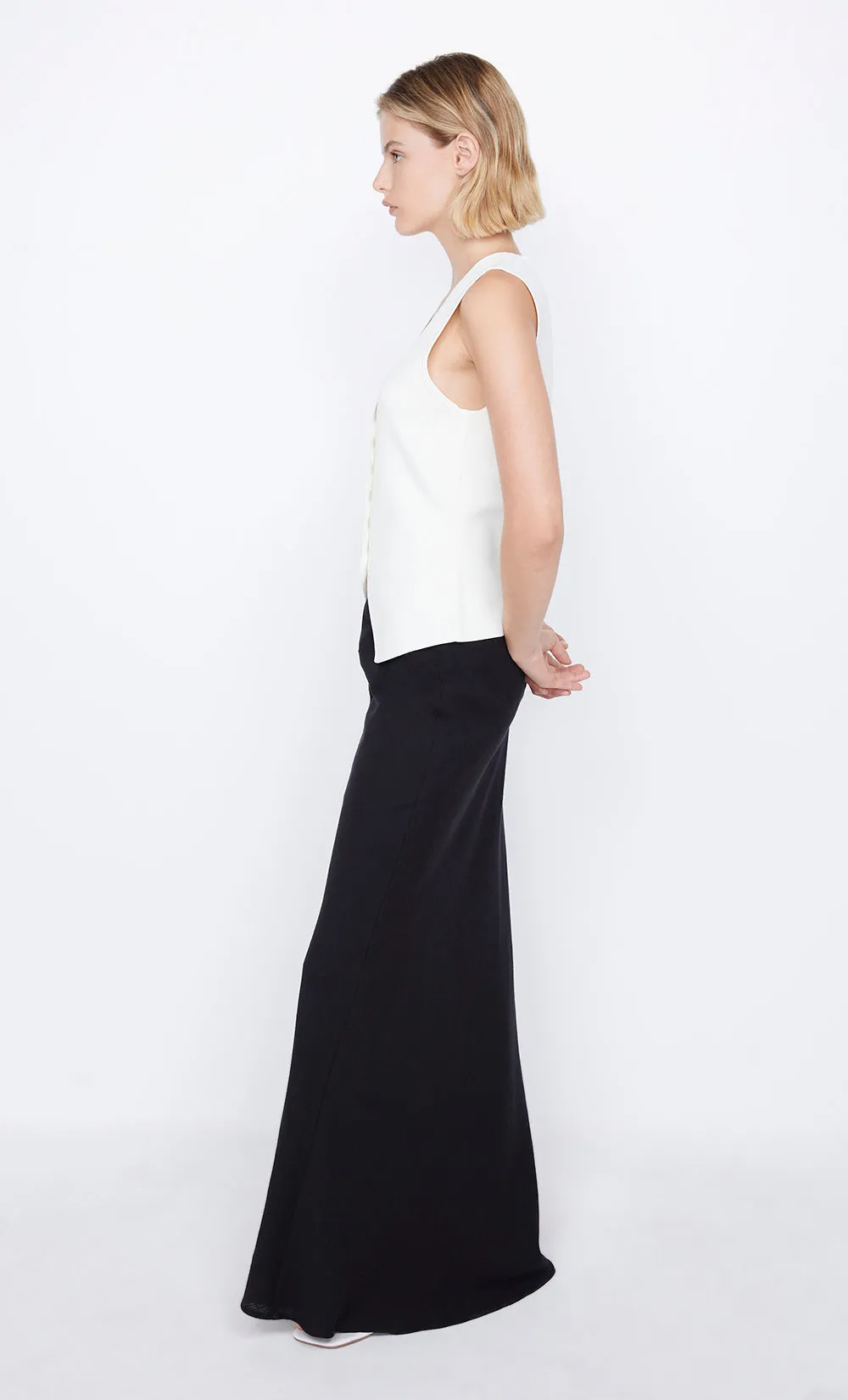 LORAH KNIT VEST - IVORY sold by bec + bridge product image thumbnail 4