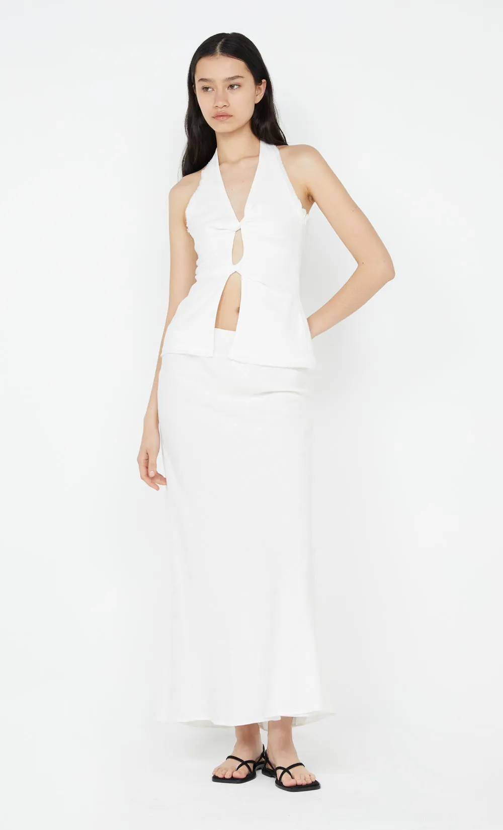 EVERLY MAXI SKIRT - WHITE sold by bec + bridge product image thumbnail 3