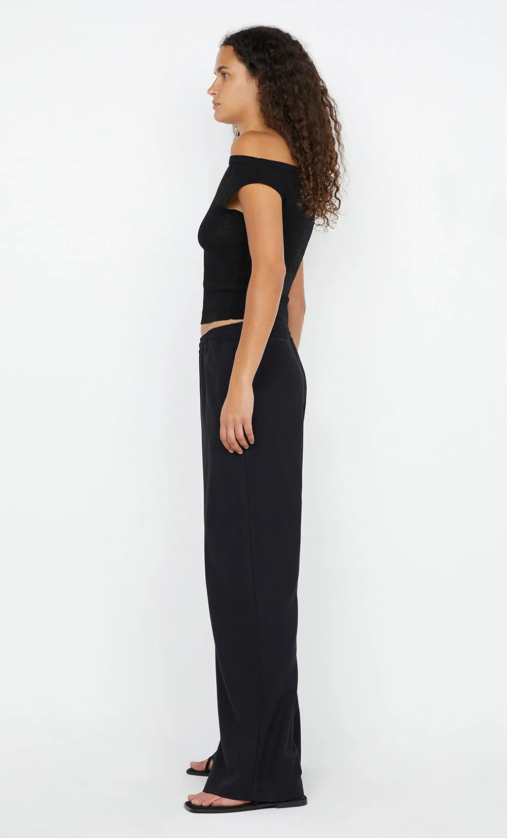 NINAH DRAWSTRING PANT - BLACK sold by bec + bridge product image thumbnail 3