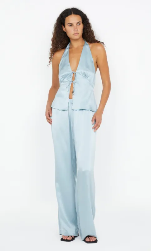 KAIA HALTER TOP - DUCK EGG sold by bec + bridge