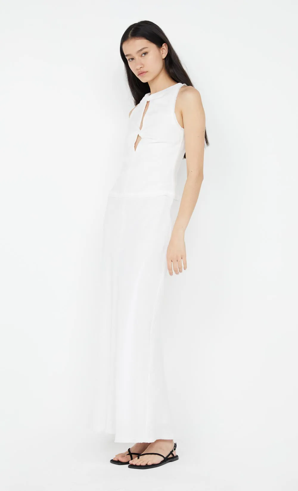 EVERLY DRESS - WHITE sold by bec + bridge product image thumbnail 3
