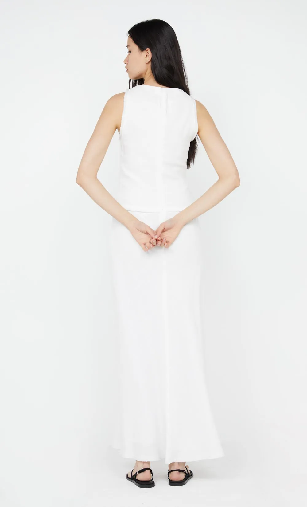 EVERLY DRESS - WHITE sold by bec + bridge product image thumbnail 2